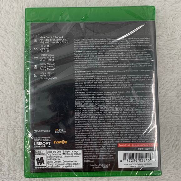 Assassin's Creed Origins Game Microsoft Xbox One Sealed Greatest Hits 4k Ultra - Picture 3 of 8